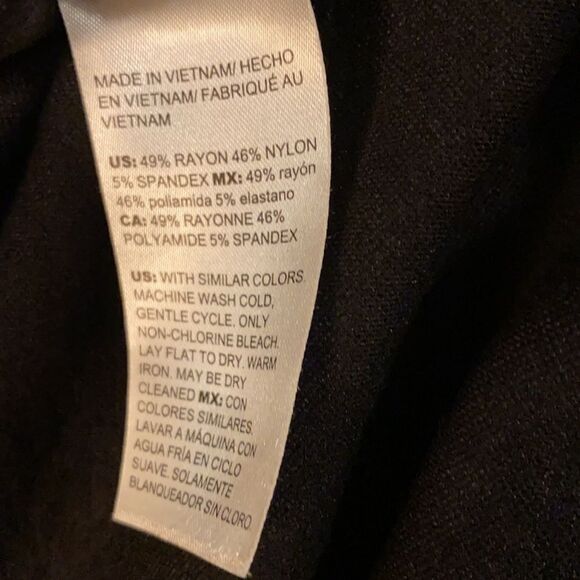 Chico’s dress. Size 00. Black leopard print. Excellent condition. - Picture 5 of 6